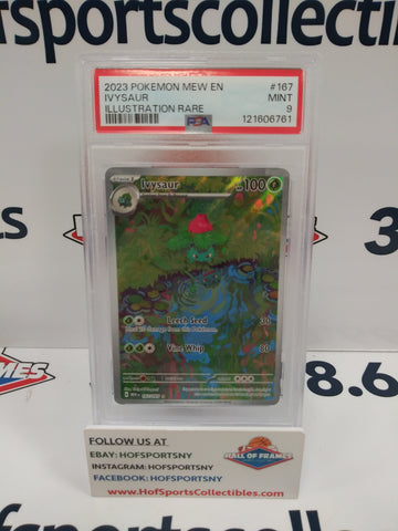 2023 POKEMON 151 IVYSAUR ILLUSTRATION RARE #167 PSA 9!