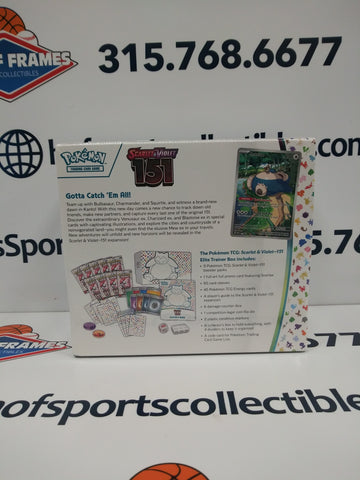 2023 POKEMON SCARLET & VIOLET 151 ELITE TRAINER BOX!