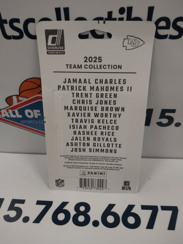 2025 KANSAS CITY CHIEFS DONRUSS FOOTBALL TEAM SET!