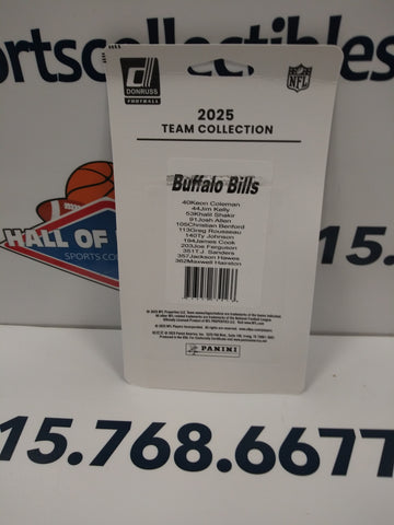 2025 BUFFALO BILLS DONRUSS FOOTBALL TEAM SET!