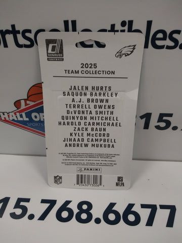 2025 PHILADELPHIA EAGLES DONRUSS FOOTBALL TEAM SET!