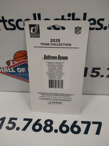 2025 BALTIMORE RAVENS DONRUSS FOOTBALL TEAM SET!