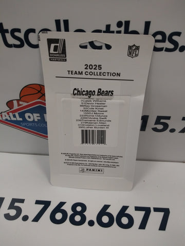 2025 CHICAGO BEARS DONRUSS FOOTBALL TEAM SET!