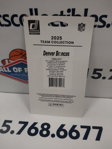 2025 DENVER BRONCOS DONRUSS FOOTBALL TEAM SET!