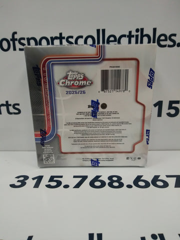 2025/26 TOPPS CHROME BASKETBALL MEGA BOX!