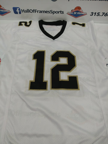 NEW ORLEANS SAINTS CHRIS OLAVE SIGNED CUSTOM JERSEY! BAS AUTHENTIC!