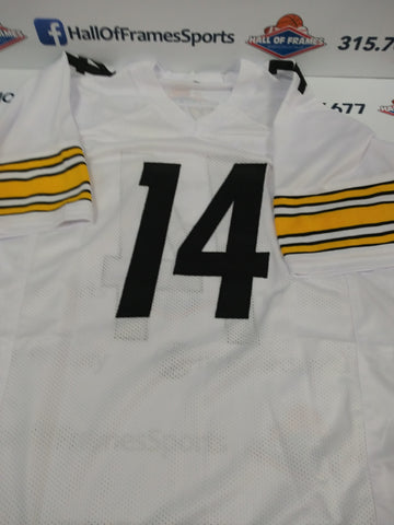 GEORGE PICKENS SIGNED ROOKIE AUTO STEELERS CUSTOM JERSEY - BECKETT COA