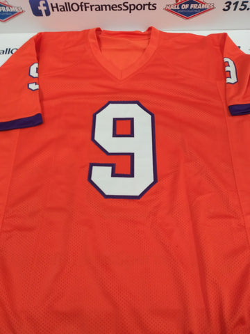 TRAVIS ETIENNE SIGNED CLEMSON CUSTOM JERSEY - BECKETT COA