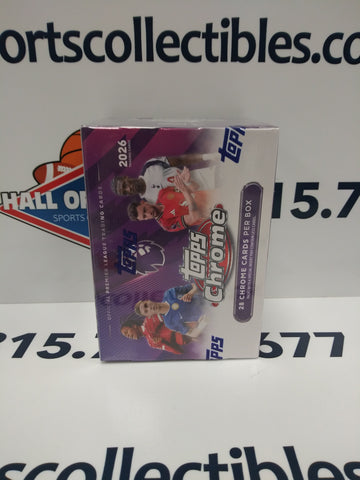 2026 TOPPS CHROME PREMIER LEAGUE SOCCER BLASTER BOX!