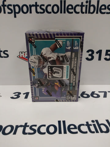 2025 PANINI DONRUSS OPTIC FOOTBALL BLASTER BOX! PURPLE SHOCK PARALLELS!