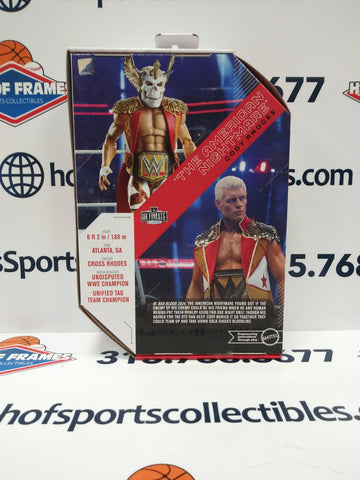 CODY RHODES WWE MATTEL ULTIMATE EDITION ACTION FIGURE