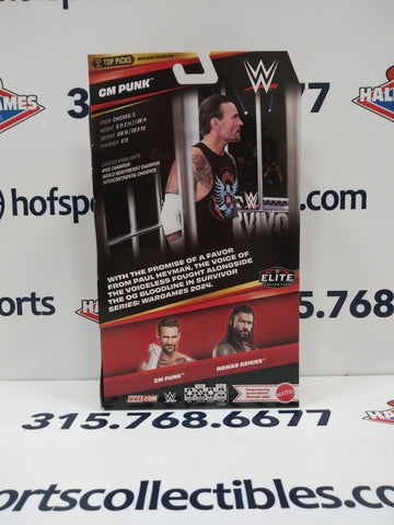 CM PUNK TOP PICKS MATTEL WWE ELITE COLLECTION ACTION FIGURE!