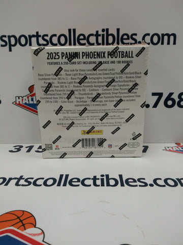 2025 PANINI PHOENIX FOOTBALL MEGA BOX! EXCLUSIVE PYRAMIDS PARALLEL!