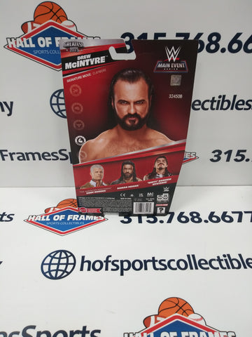 DREW MCINTYRE WWE MATTEL MAIN EVENT SERIES GREATEST HITS ACTION FIGURE!