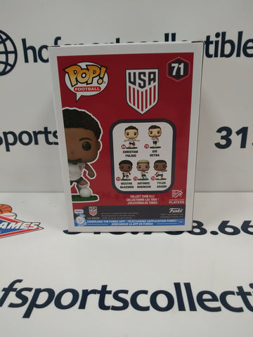 WESTON MCKENNIE USA SOCCER FUNKO POP FOOTBALL #71!
