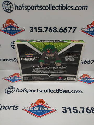 2020 POKEMON RILLABOOM V GALAR PARTNERS COLLECTION BOX!