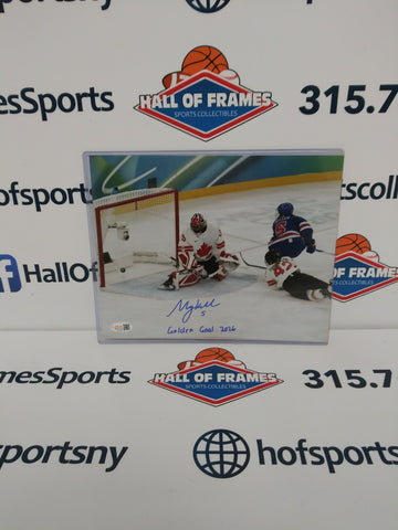 MEGAN KELLER USA HOCKEY SIGNED 8X10 INSCR. GOLDEN GOAL 2026 JSA COA
