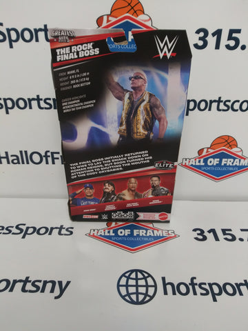 THE ROCK FINAL BOSS WWE MATTEL GREATEST HITS COLLECTION ACTION FIGURE!