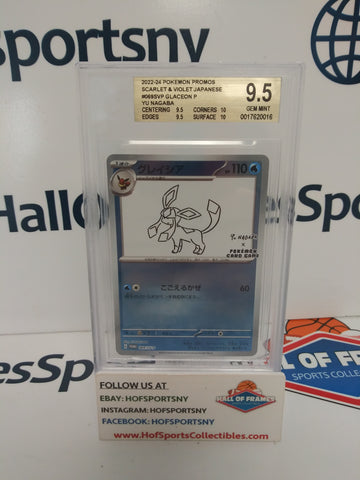 2023 POKEMON SCARLET VIOLET JAPAN GLACEON YU NAGABA #069 BGS 9.5!