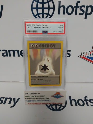 1999 POKEMON DOUBLE COLORLESS ENERGY #96 PSA 9!