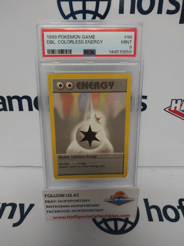 1999 POKEMON DOUBLE COLORLESS ENERGY #96 PSA 9!