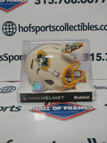 GREEN BAY PACKERS RETRO RIDDELL MINI HELMET!