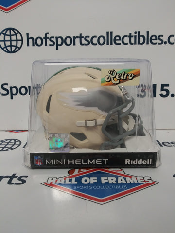 PHILADELPHIA EAGLES RETRO RIDDELL MINI HELMET!