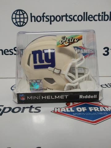 NEW YORK GIANTS RETRO RIDDELL MINI HELMET!