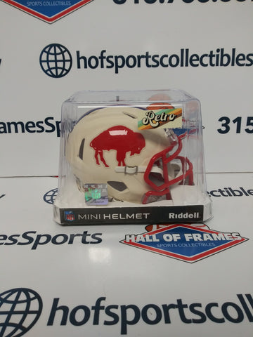 BUFFALO BILLS RETRO RIDDELL MINI HELMET!