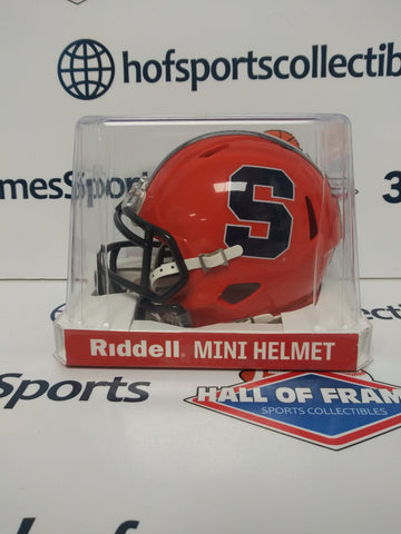 SYRACUSE UNIVERSITY ORANGE FOOTBALL RIDDELL MINI HELMET!