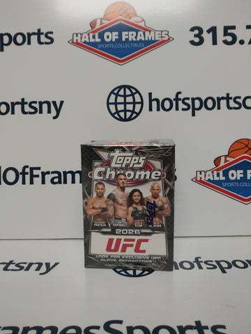 2026 TOPPS CHROME UFC  BLASTER BOX!