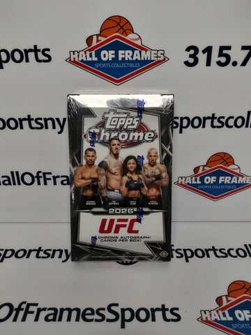 2026 TOPPS CHROME UFC HOBBY BOX!