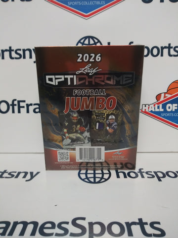 2026 LEAF OPTICHROME FOOTBALL JUMBO BOX!