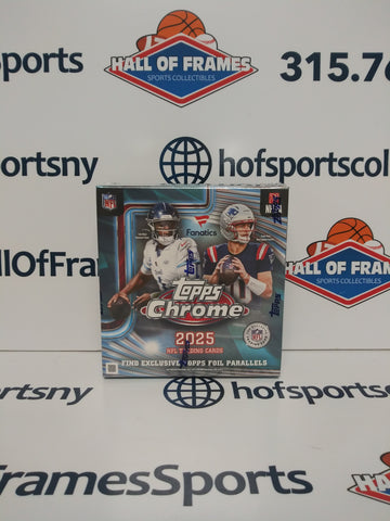 2025 TOPPS CHROME FOOTBALL FANATICS EXCLUSIVE MEGA BOX!