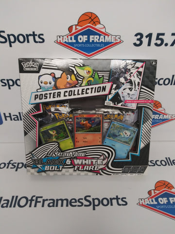 2025 POKEMON SCARLET & VIOLET BLACK BOLT WHITE FLARE POSTER COLLECTION!
