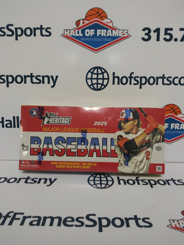 2025 TOPPS HERITAGE BASEBALL HOBBY BOX!