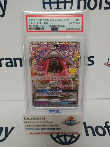 2021 POKEMON CELEBRATIONS TAPU LELE GX #60 PSA 10!