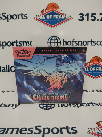 2026 POKEMON MEGA EVOLUTION CHAOS RISING ELITE TRAINER BOX ETB!