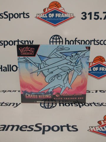 2026 POKEMON MEGA EVOLUTION CHAOS RISING POKEMON CENTER ELITE TRAINER BOX ETB!