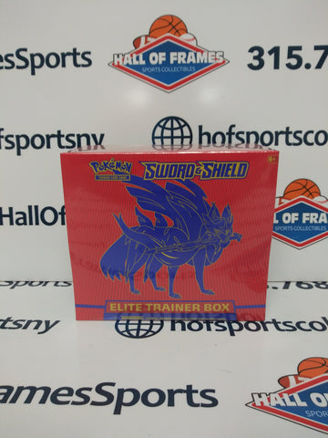 2020 POKEMON SWORD & SHIELD ELITE TRAINER BOX ZACIAN!