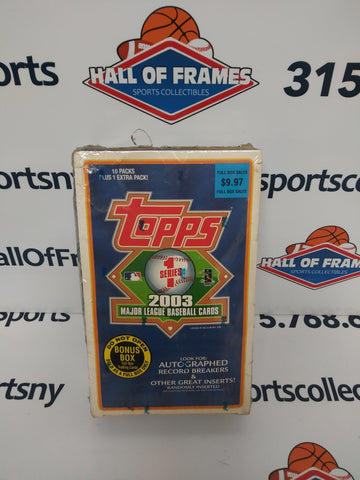 2003 TOPPS SERIES 1 BASEBALL BONUS BOX SEALED! (B)
