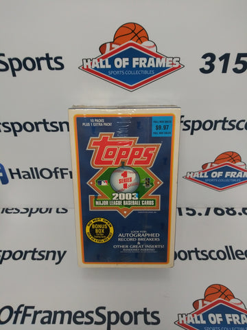 2003 TOPPS SERIES 1 BASEBALL BONUS BOX SEALED! (A)