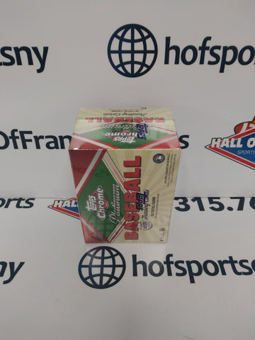 2025 TOPPS CHROME PLATINUM BASEBALL BLASTER BOX!