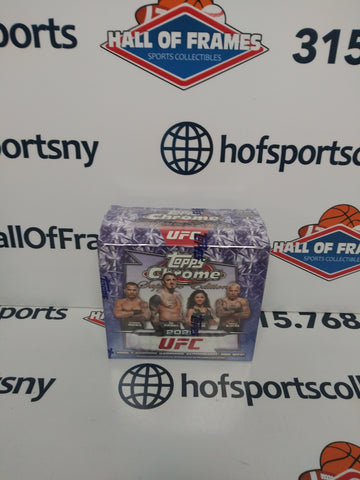 2026 TOPPS CHROME UFC SAPPHIRE EDITION HOBBY BOX!
