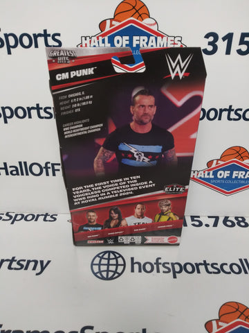 CM PUNK WWE ELITE COLLECTION SERIES GREATEST HITS ACTION FIGURE!