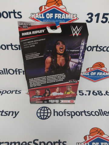 RHEA RIPLEY WWE ELITE COLLECTION SERIES GREATEST HITS ACTION FIGURE!