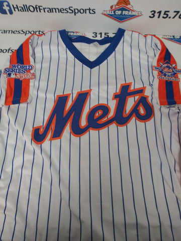LENNY DYKSTRA SIGNED METS 86 WORLD SERIES CUSTOM JERSEY - JSA COA