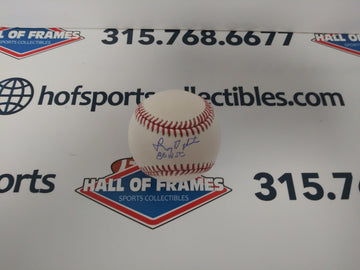 LENNY DYKSTRA SIGNED MLB BASEBALL INSCRIBED NAILS - JSA COA