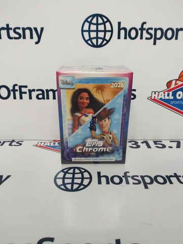 2026 TOPPS CHROME DISNEY BLASTER BOX!