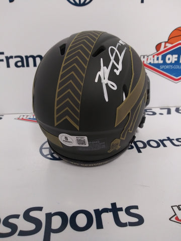 KYLE WILLIAMS BUFFALO BILLS SIGNED STS MINI HELMET BECKETT COA